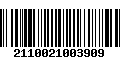 Código de Barras 2110021003909