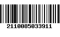 Código de Barras 2110085033911