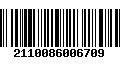 Código de Barras 2110086006709