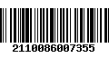 Código de Barras 2110086007355