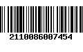 Código de Barras 2110086007454