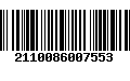 Código de Barras 2110086007553