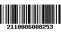 Código de Barras 2110086008253