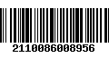 Código de Barras 2110086008956