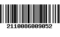 Código de Barras 2110086009052