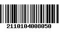 Código de Barras 2110104008050