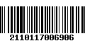 Código de Barras 2110117006906