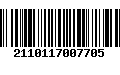 Código de Barras 2110117007705