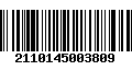 Código de Barras 2110145003809