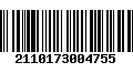 Código de Barras 2110173004755