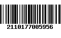 Código de Barras 2110177005956