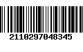 Código de Barras 2110297048345