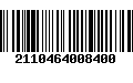 Código de Barras 2110464008400