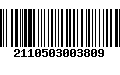 Código de Barras 2110503003809