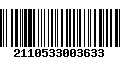 Código de Barras 2110533003633