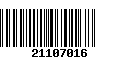 Código de Barras 21107016