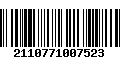 Código de Barras 2110771007523