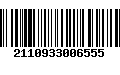 Código de Barras 2110933006555