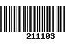 Código de Barras 211103