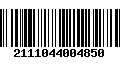 Código de Barras 2111044004850