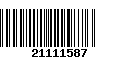 Código de Barras 21111587