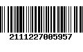 Código de Barras 2111227005957