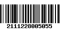 Código de Barras 2111228005055