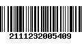 Código de Barras 2111232005409