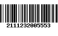 Código de Barras 2111232005553