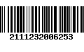 Código de Barras 2111232006253