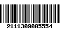 Código de Barras 2111309005554