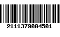 Código de Barras 2111379004501