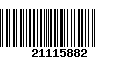 Código de Barras 21115882