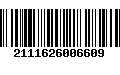 Código de Barras 2111626006609