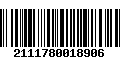 Código de Barras 2111780018906