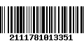 Código de Barras 2111781013351