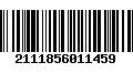 Código de Barras 2111856011459