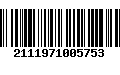 Código de Barras 2111971005753