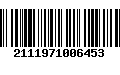 Código de Barras 2111971006453