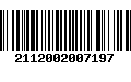 Código de Barras 2112002007197