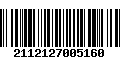 Código de Barras 2112127005160