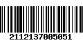 Código de Barras 2112137005051