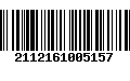 Código de Barras 2112161005157