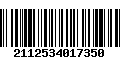 Código de Barras 2112534017350