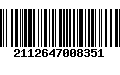 Código de Barras 2112647008351