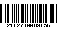 Código de Barras 2112710009056