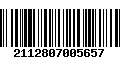 Código de Barras 2112807005657