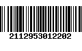 Código de Barras 2112953012202