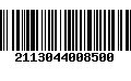 Código de Barras 2113044008500