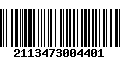 Código de Barras 2113473004401